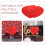 Valentinstag Geschenk Rose Verpackungspapier Rot 20 8