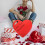 Valentinstag Geschenk Rose Verpackungspapier Rot 20 4