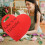Valentinstag Geschenk Rose Verpackungspapier Rot 20 3