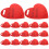 Valentinstag Geschenk Rose Verpackungspapier Rot 20 10