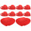 Valentinstag Geschenk Rose Verpackungspapier Rot 20 9