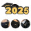 Graduation Brosche Abschlussmütze Anstecker Legierung 4 9
