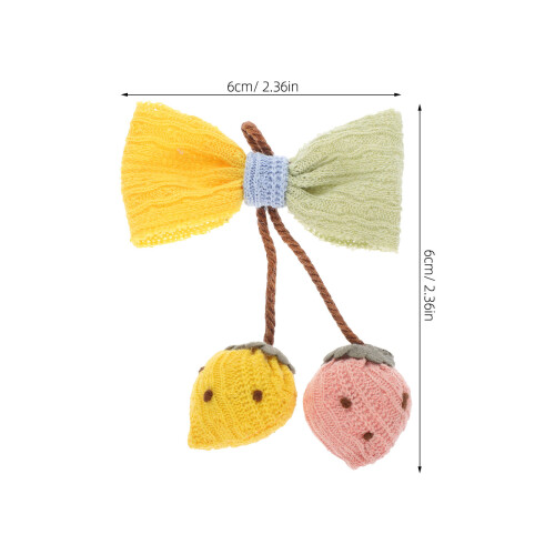 Mini Erdbeer Anhänger Charm Plüsch 1 2