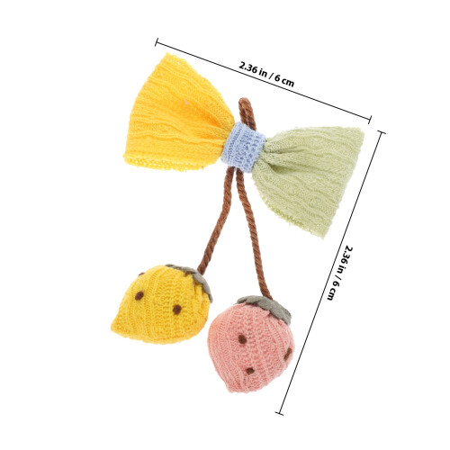 Mini Erdbeer Anhänger Charm Plüsch 1 1