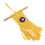 Macrame Wanddekoration Gelb 1 Set 4