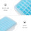 Raindrops PP Eiswürfelform Für Gefrierschrank 1 Set 9