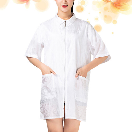 Beauty Salon Uniform Weiß Shampoo Einweg 2