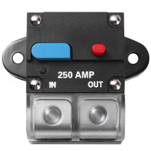 250A Rücksetzbarer Motorschutzschalter Mit Manueller Reset-Taste Schwarz