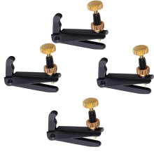 4Stk. Stimmsaiten Für Violine, Schwarze Violine Aus Metall,