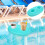 Pool Cup Base Kinder Strandbecken Zubehör Silikon 10