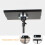 Plateau Support Tripode Portable Pour Projecteur En Acier Noir 8