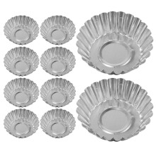 Egg Tart Förmchen 20 Stk 2,75x1,97x0,79 Zoll Aluminiumlegierung