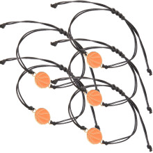 5 Basketball-Team-Armband Dekoratives Gewebtes Sportarmband
