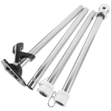 1 Set 1,5m Fahnenmast Robuste Gartenfahnenstange Halter