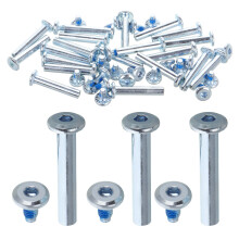 20 Sets Kinder Rollschuhzubehör Silber