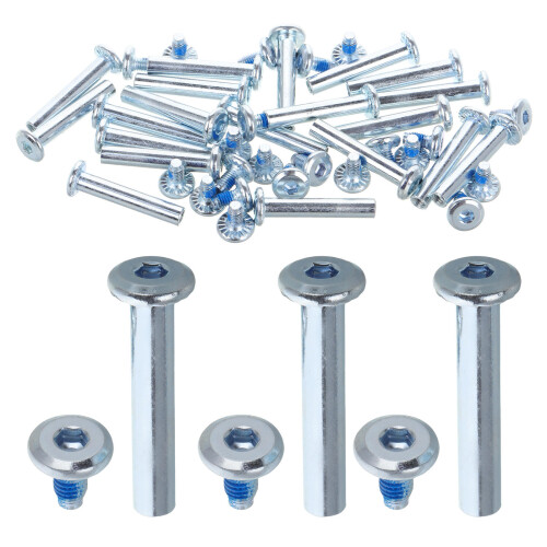20 Sets Kinder Rollschuhzubehör Silber