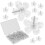 Thumbtacks Voor Wanddecoratie Transparant 100 11