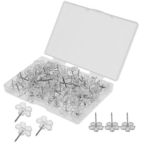 Thumbtacks Voor Wanddecoratie Transparant 100 2