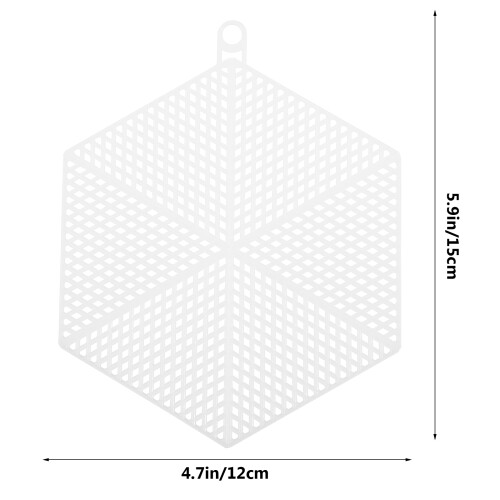 Rechthoekige Gaas Canvas Bladen Borduur Plastic 1