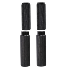 4St Zwarte Aluminium Fietsvoeten Steunen Stabiel Compact Accessoire