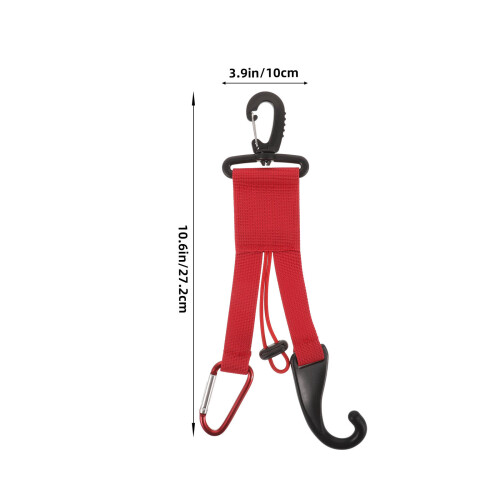 Baseball Cap Hanger Rood 1-Pack 10,7X3,9X1In 2