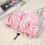 Pink Satin Sleeping Cap Breathable Adjustable Night Hat for Kids 10