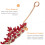 Eleganter Roter Haarreif Modisches Brautschmuck 7