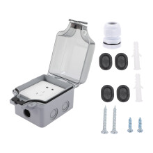 1 Set Abdeckung Kunststoff Weiß Für Steckdosenbox