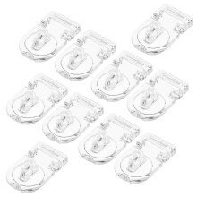 10Sets Scharnier Hasp Slot Transparant Voor Diverse Opbergdozen