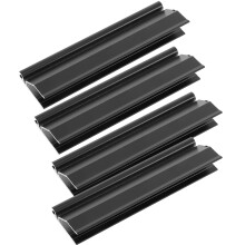 4 Sockelleisten Eckverbinder Gerade Schrank Aluminium