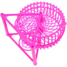Mlins Haustierkäfig Laufrad 14,00x12,00x8,70 Cm Rosé