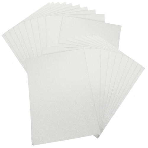 Dekoratives Papier Für Karten Silber 50 Blatt
