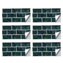 6St Keuken Achterwand Stickers Olieproof PVC Pet Materiaal