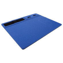 Phone Charging Mauspad Grau PU Rutschfester Entwurf 1Set