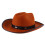 Mens Western Hut Khaki Polyesterfilz 1 5
