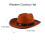 Mens Western Hut Khaki Polyesterfilz 1 6