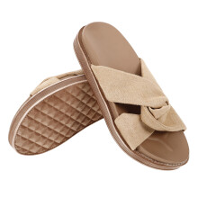 Barefoot Sommer Strand Sandalen Für Frauen 6,5 Beige