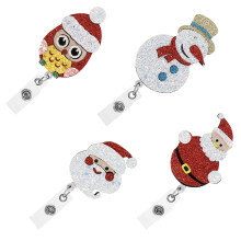 12 Weihnachten Cartoon Abzeichenrolle Pflegekräfte Halter