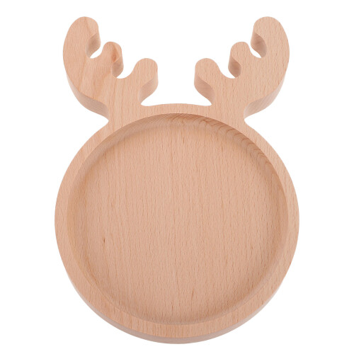 3Stk Holz Snack Schale Gewürz Teller 1