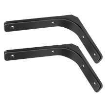 2 Sets Wandregal Schwebe Hochbelastbar Schwarz