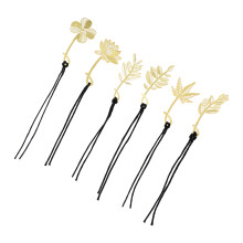 Raindrops Metall Lesezeichen Golden 12 4,7x0,7x0,04 Zoll