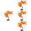 4St Licht Kunststoff Ahornbaum USB Tischdeko 8