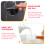 2Stk. Becher Kaffeetassen Messbecher Milchmessglas 11