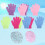 Peeling Handschuh Für Massage Mit Fingern Duschhandschuh 8