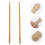 Bongos Trommel Übematte Mit 5A Drumsticks 4