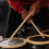 Bongos Trommel Übematte Mit 5A Drumsticks 8