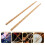 Bongos Trommel Übematte Mit 5A Drumsticks 5