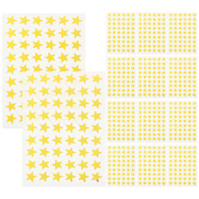50 Blatt Klebende Stern Aufkleber Mehrfarbig