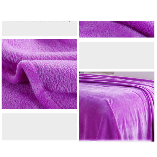 Raindrops Bettdecke Fleece Einfarbig Flanell 2