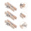 Pin Clips Holz Sortierte Farben 50 1,4 Zoll 5